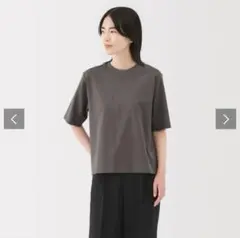 無印良品　涼感UVカットクルーネックワイド半袖Tシャツ　S