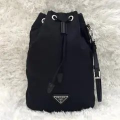 新品級⭐️RFID内蔵 PRADA プラダ Re-Nylon バッグ 巾着 現行