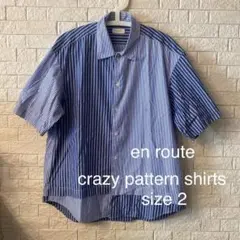 希少/en route crazy pattern shirts✳︎✳︎のサムネイル
