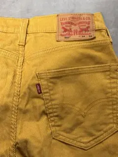 Levi’s 502 ストレートデニム W28 L32 マスタード 未使用