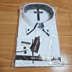 新品 Shirt style ワイシャツ 長袖 ビジネス メンズシャツ 3L