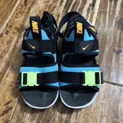 NIKE スポーツサンダル ブルー ブラックのサムネイル