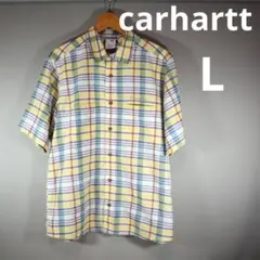 carhartt カーハート Lサイズ 半袖シャツ cotton100%