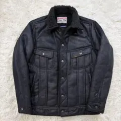 【美品】リー シップスジェットブルー別注 フェイクムートン ストームライダー S