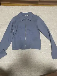 C・O・L・Z・A ブルー ジッパー ジャケット M