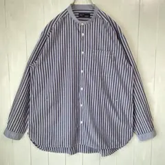 クレリックバンドカラー 3ポケッタブルシャツ Lサイズ