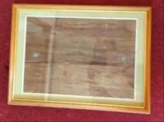 木製フレーム（ガラス入り）