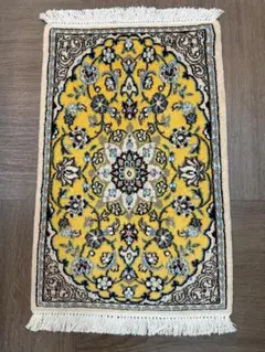 ペルシャ絨毯 qum 玄関　マット　 高級マット 最後の晩餐　woolknot ペルシャ絨毯 qum 玄関 マット 高級マット 最後の晩餐 woolknot - メルカリ