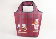 新品 ポンパドウル フェリス女学院 コラボエコバッグ くま チェック