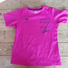 スポーツマジック 半袖シャツ ピンク　DESCENTE