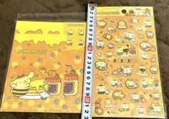 ポムポムプリン シール＆レターセット ハニーデザイン サンリオ