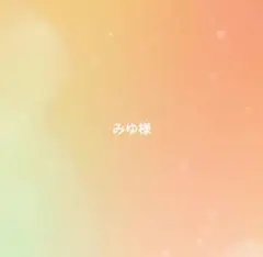 みゆ様専用ページ