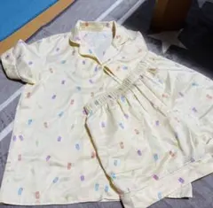 GU アイス柄サテンパジャマセット Mサイズ