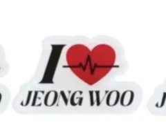 treasure アクリルバッジ　JEONG WOO ジョンウ