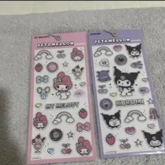 PETA MELLOU マイメロディ & クロミ シール