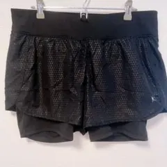 ✨人気✨ 【M】 ダンスキン ランニングパンツ 黒 インナー付 ショート丈のサムネイル