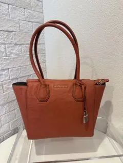 MICHAEL KORS(マイケルコース) ハンドバッグ オレンジ　レザー
