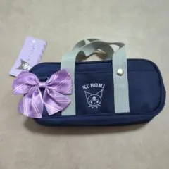 新品 クロミ 筆箱 ペンケース ネイビーのサムネイル