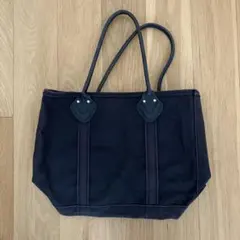 USA製　LLBEAN　エルエルビーン　トートバッグ　キャンバス　ブラック