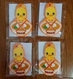 チキンラーメン ひよこちゃん タオルホルダー ノベルティ　非売品カラビナ