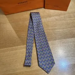 HERMES ネクタイ シルク100% フランス製のサムネイル
