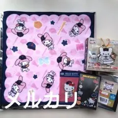 くじ　サンリオ　侍ジャパン　EFG賞タオル　クリルキーホルダー　クリアカード