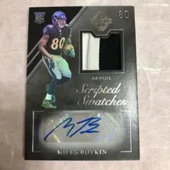 NFL panini MILES BOYKIN patch auto /199