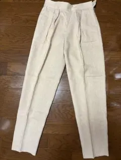 【新品】Theory リネン　ワイドパンツ　ベージュ