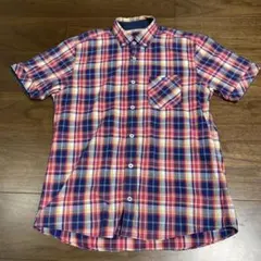 BURBERRY BLACK LABEL 半袖シャツ サイズ2 チェック柄