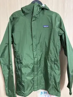 patagonia メンズ S レインジャケット 緑