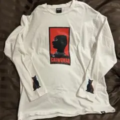 ホットトイズ アパレル キャットウーマン ロングTシャツ L 白 美品のサムネイル
