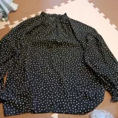 vis ブラウス　ドット柄　フリーサイズ　レディース