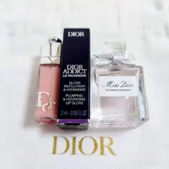 ●新品3点ミニセット●ディオール●マキシマイザーグロス、ブルーミングブーケ、巾着