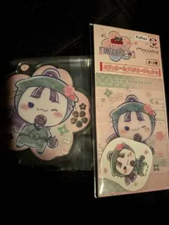 フリューくじ　忍たま乱太郎　ふんわり桜もちぴこの段　立花仙蔵　2点セット