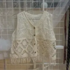 fairy grunge ベスト トップス 森ガール 古着