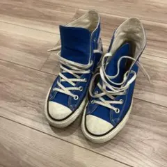 Converse 青 ハイカットスニーカー