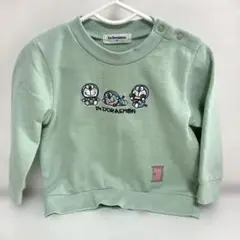 ドラえもん　くすみグリーン　トレーナー　秋冬　まとめ買いOK