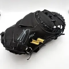 【タグ付き】梅野隆太郎選手 直筆サイン入り SSK キャッチャーミット 軟式のサムネイル