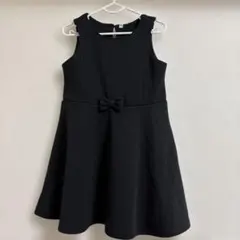 キッズ110センチ ノースリーブワンピース 黒