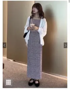 GRL グレイル ツイードビスチェ×タイトスカートセットアップ[sm73]