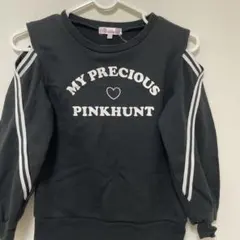 Pinkhunt ブラック トレーナー