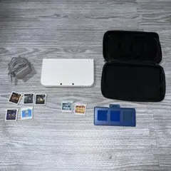 3DS 白　充電器　3DS用ケース　カセット