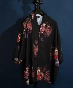 アンリラクシング　unrelaxing　総柄アロハシャツ　フラワー　花柄