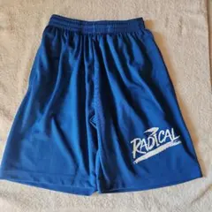 【新品】RADICAL FITNESS ハーフパンツ XS 青　お値下げ‼