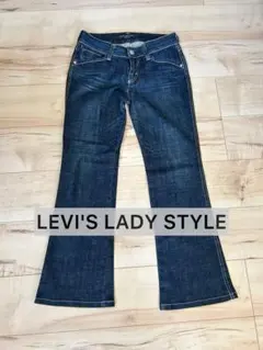 【レア】美品 Levi's Lady Style フレアデニムパンツ 28