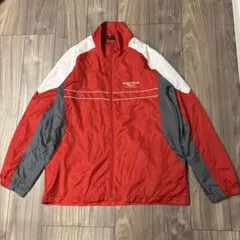 Dunbrooke ナイロンジャケット レッド Lサイズ
