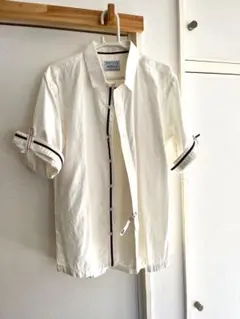 NICOLE CLUB FOR MEN 半袖シャツ ホワイト