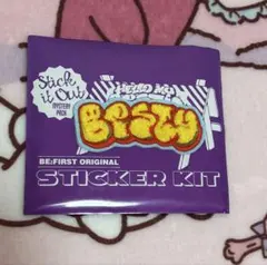 BE:FIRST シークレット モコモコ刺しゅうステッカー BESTY