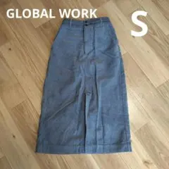 週末値下】グローバルワーク　globalwork　タイトスカート　コーデュロイ