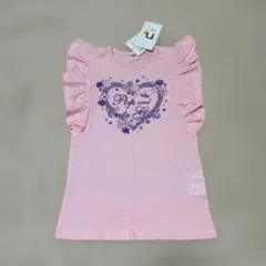 キッズ Tシャツ 110cm ピンク フリル 女の子 #75のサムネイル